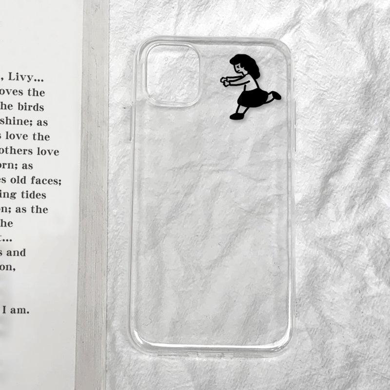 Compatible with Apple , Transparent Cartoon Mobile Phone Case - MyMobile