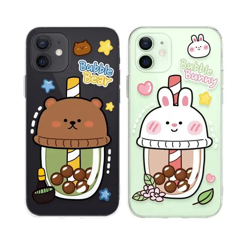 Couple Xs Max Cartoon Cute 8Plus Huawei P40 Protective Case P30 - MyMobile