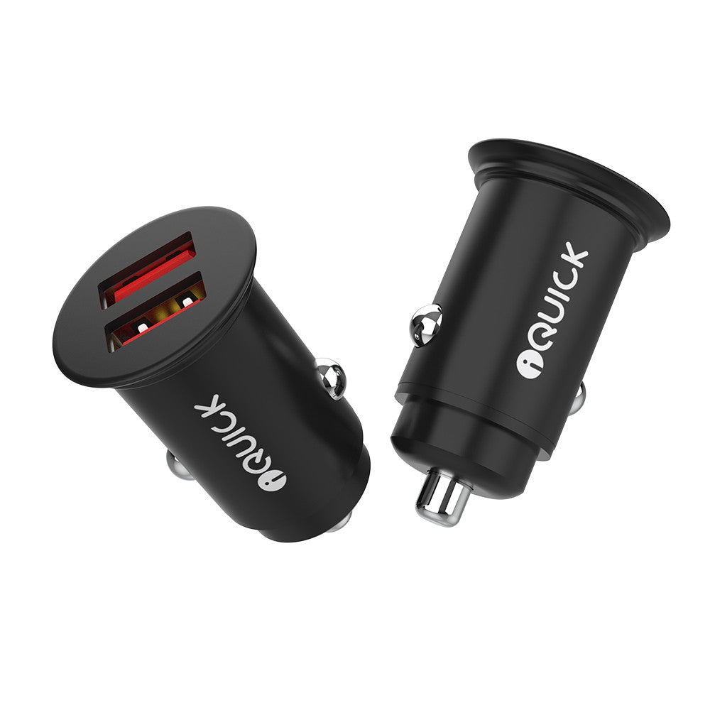iQuick CQ1 36W Fast Car Charging Dual USB-A Ports