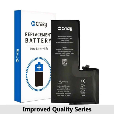 Crazy Improved Quality- iPhone 11 Pro Max Replacement Battery with Adhesive Strips 3969mAh (TI CHIP: 27546)