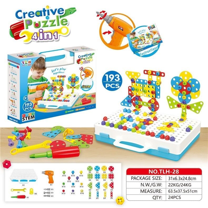 Creative Building Kits Educational Blocks Sets For Kids & Children - MyMobile