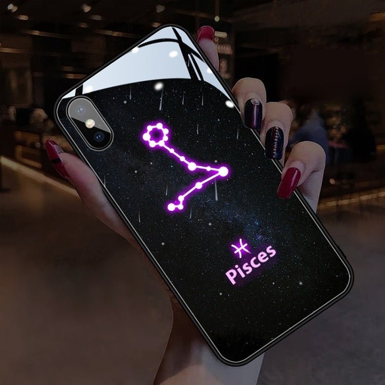 Creative Call Light 12 Constellation Phone Case For iPhone 15 - MyMobile