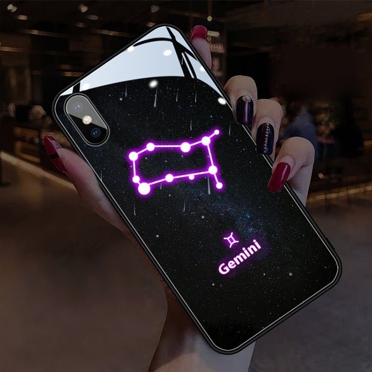 Creative Call Light 12 Constellation Phone Case For iPhone 15 - MyMobile