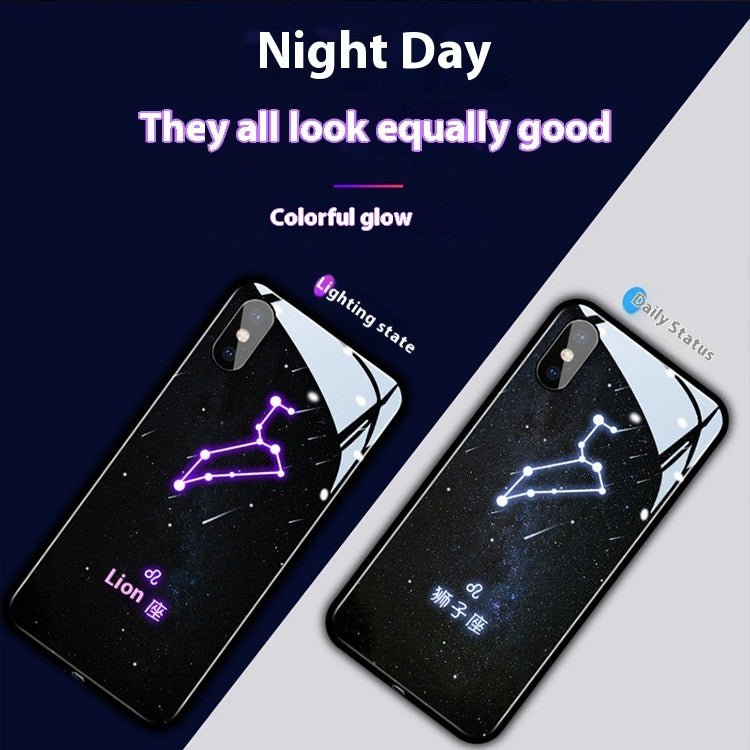 Creative Call Light 12 Constellation Phone Case For iPhone 15 - MyMobile