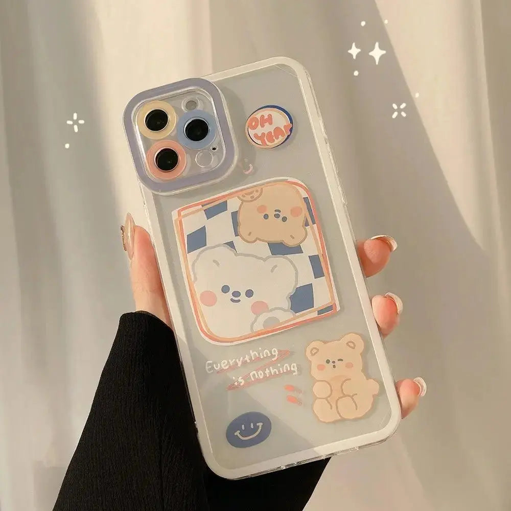 Creative Cartoon Printed Silicone Phone Case - MyMobile