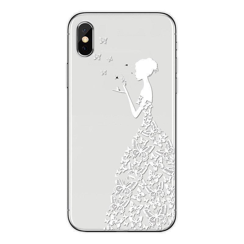 Creative Cartoon Transparent Printing Mobile Phone Soft Shell - MyMobile