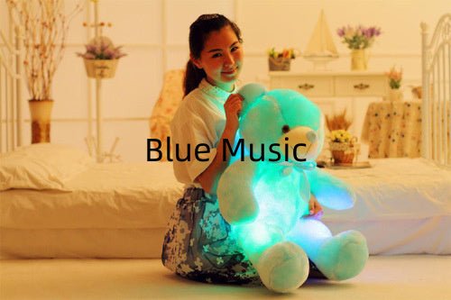 Creative Light Up LED Teddy Bear Stuffed Animals Plush Toy Colorful Glowing Christmas Gift For Kids Pillow - MyMobile