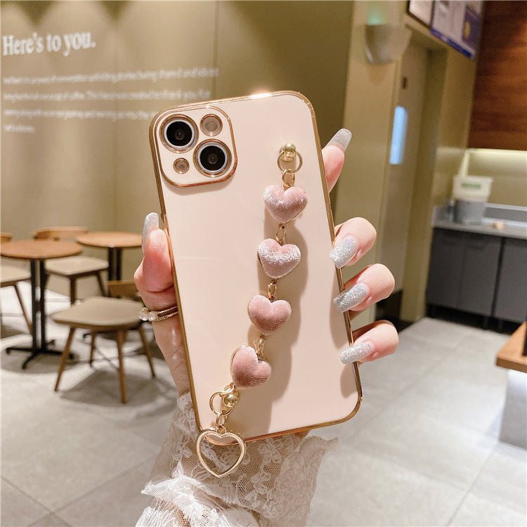 Creative Plush Bracelet Female Mobile Phone Cover For iPhone 15 - MyMobile