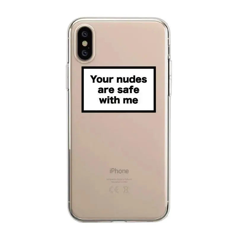 Creative text FUCK mobile phone case - MyMobile