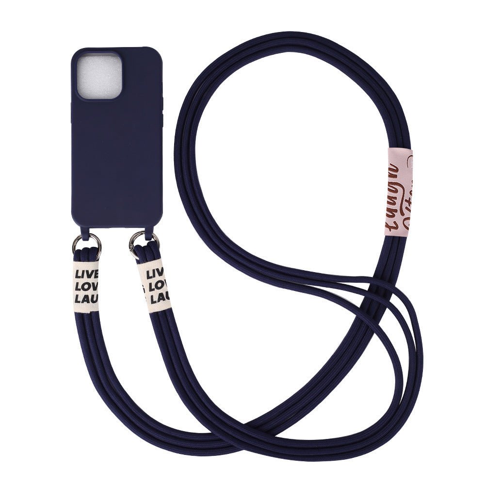 Cross Body Lanyard Three Rope Combination Convenient Neck Hanging Phone Case For iPhone 15 - MyMobile