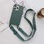 Crossbody Lanyard Liquid Silicone Phone Case For iPhone 15 - MyMobile