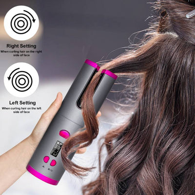 Curling Iron USB Wireless Multifunctional Charging Curler - MyMobile