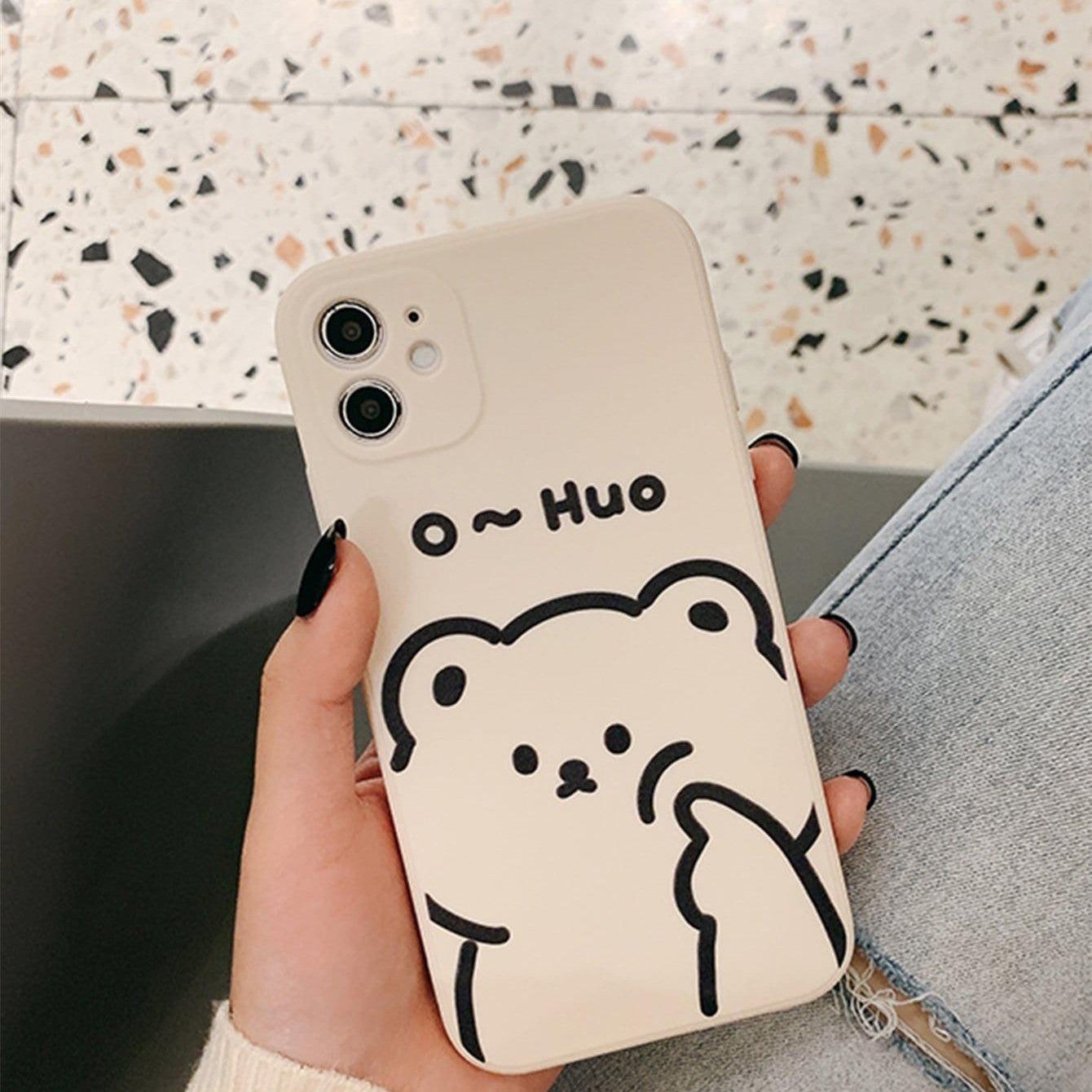 Cute Cartoon Silicone Creative Cube Mobile Phone Case - MyMobile