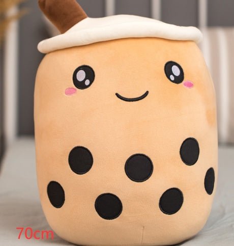 Cute Fruit Drink Plush Stuffed Soft Strawberry Milk Tea Pillow Cushion Kids Gift - MyMobile