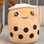 Cute Fruit Drink Plush Stuffed Soft Strawberry Milk Tea Pillow Cushion Kids Gift - MyMobile