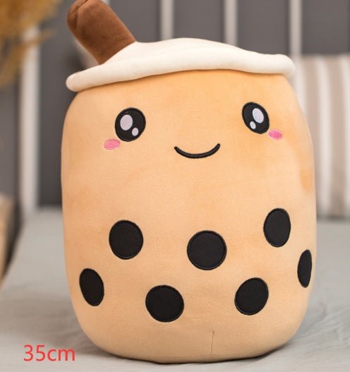 Cute Fruit Drink Plush Stuffed Soft Strawberry Milk Tea Pillow Cushion Kids Gift - MyMobile