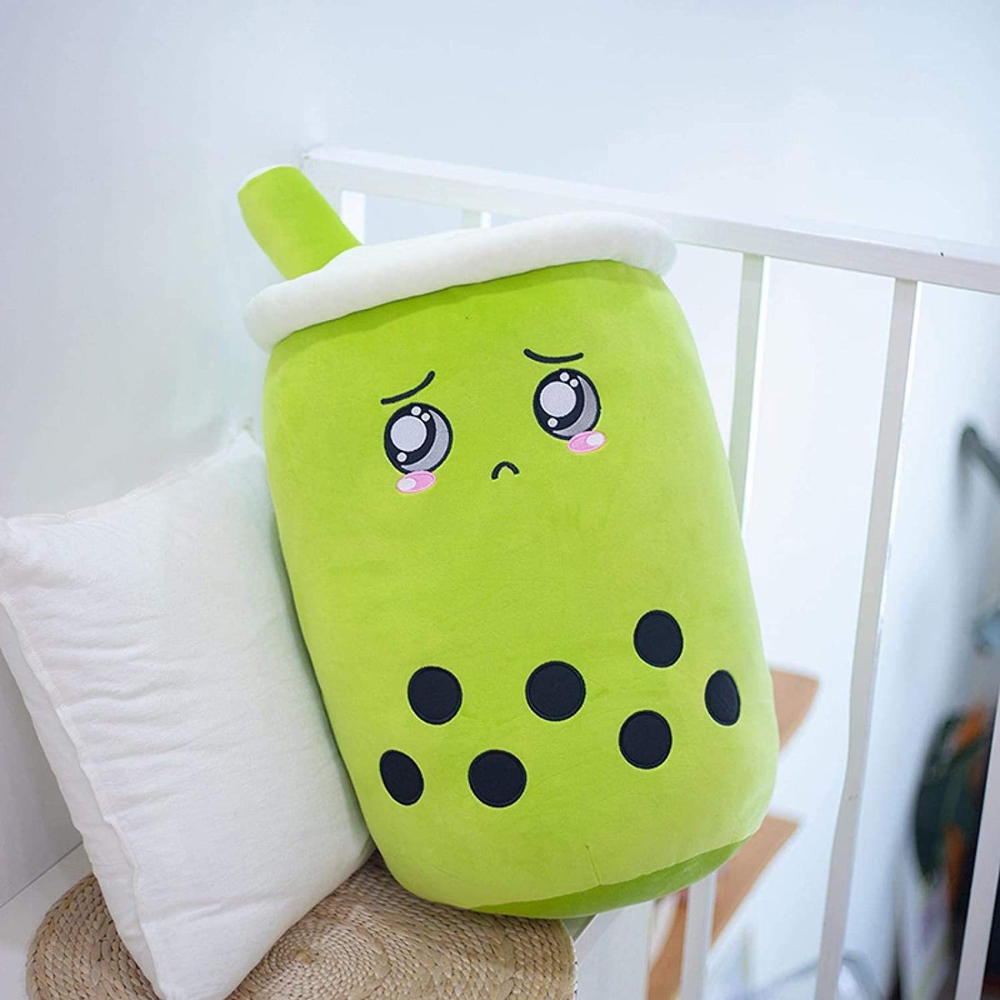 Cute Fruit Drink Plush Stuffed Soft Strawberry Milk Tea Pillow Cushion Kids Gift - MyMobile