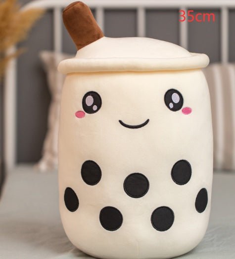 Cute Fruit Drink Plush Stuffed Soft Strawberry Milk Tea Pillow Cushion Kids Gift - MyMobile