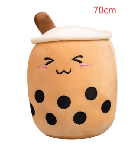 Cute Fruit Drink Plush Stuffed Soft Strawberry Milk Tea Pillow Cushion Kids Gift - MyMobile