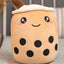 Cute Fruit Drink Plush Stuffed Soft Strawberry Milk Tea Pillow Cushion Kids Gift - MyMobile