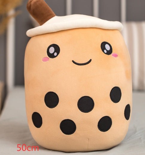 Cute Fruit Drink Plush Stuffed Soft Strawberry Milk Tea Pillow Cushion Kids Gift - MyMobile