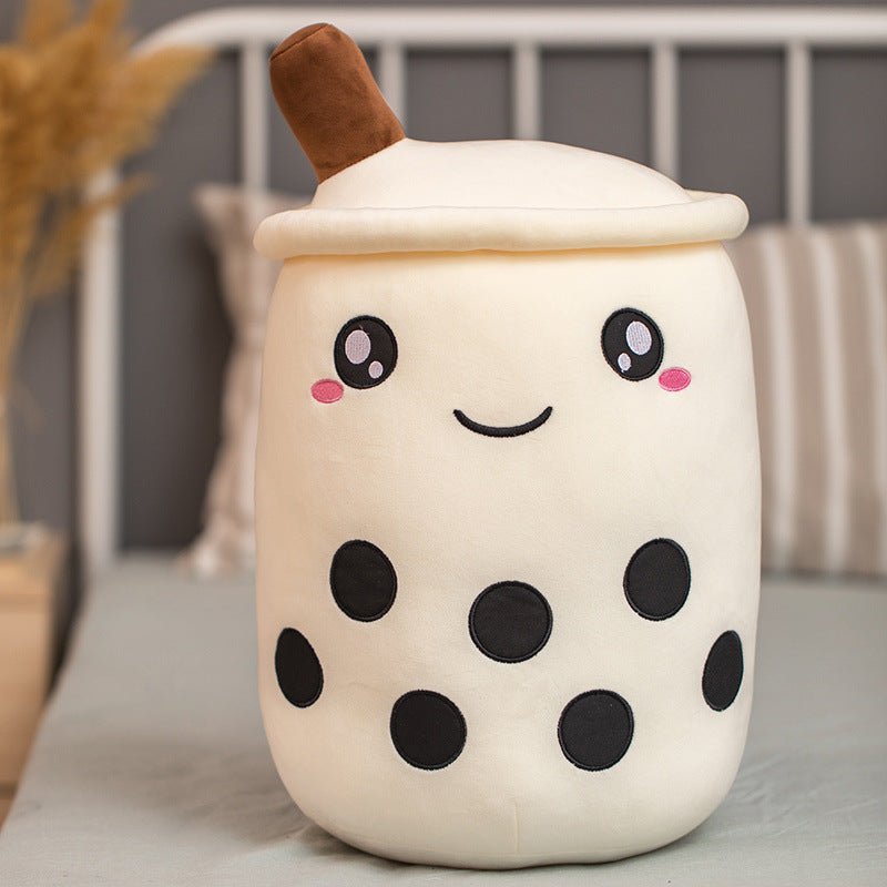 Cute Fruit Drink Plush Stuffed Soft Strawberry Milk Tea Pillow Cushion Kids Gift - MyMobile