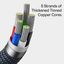 CW-FXP Baseus Crystal Shine Series Fast Charging Data Cable Type-C to iP 20W 2m-Black