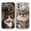 Painted Cat Transparent TPU Soft Shell Phone Case - MyMobile