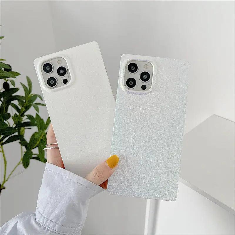 Laser Silk Pattern Square Phone Case - MyMobile