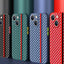 Carbon Fiber Patterned Anti Drop Phone Case For iPhone 15