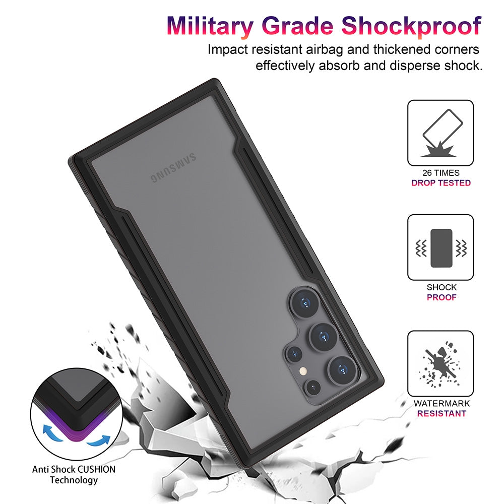REDEFINE Shield Shockproof Heavy Duty Armor Case Cover for Samsung Galaxy S24 Ultra
