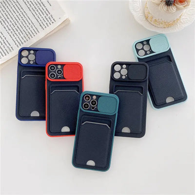 Sliding Lens Card Protective Sleeve Mobile Phone Case Online Only