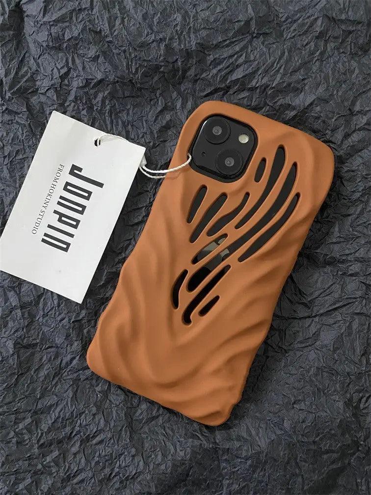 Titanium Gray Wind Hollowed Out Suitable For 1413 Phone Cases - MyMobile