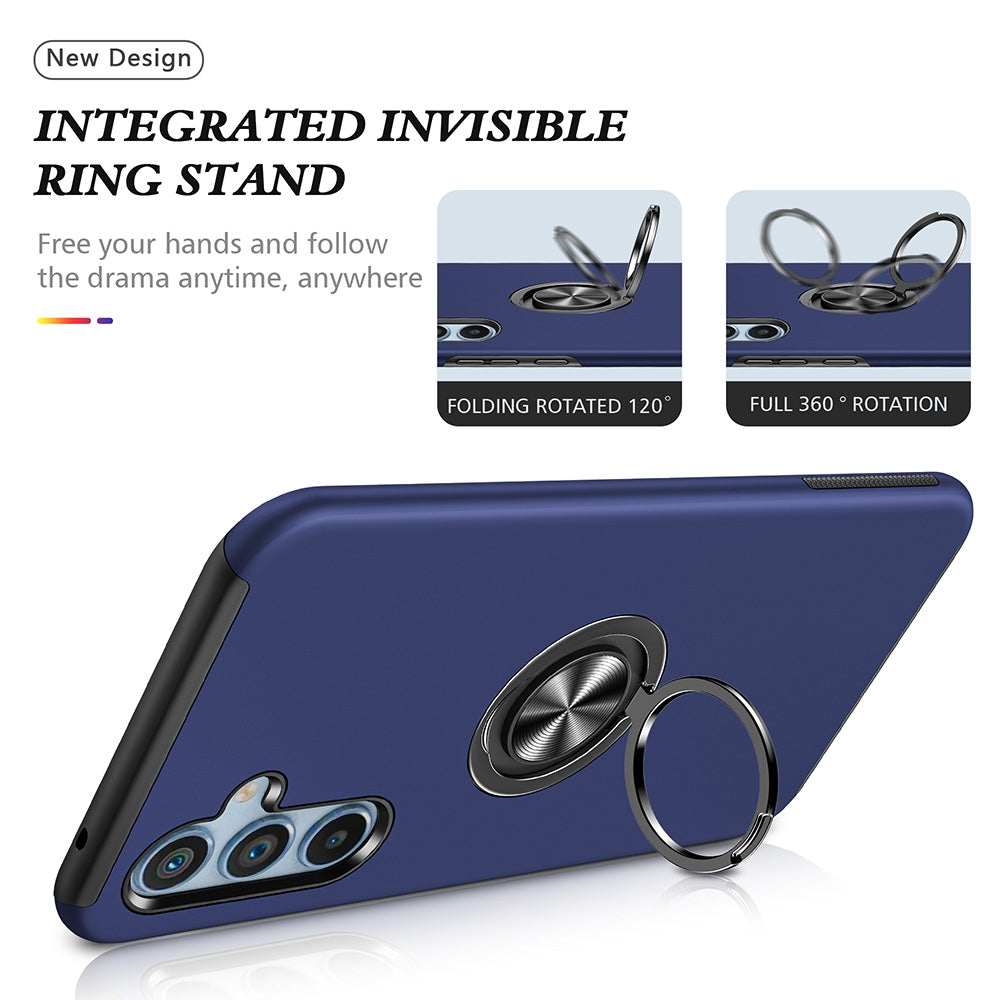 Magnetic Ring Holder Shockproof Case Cover for Samsung Galaxy S24 FE