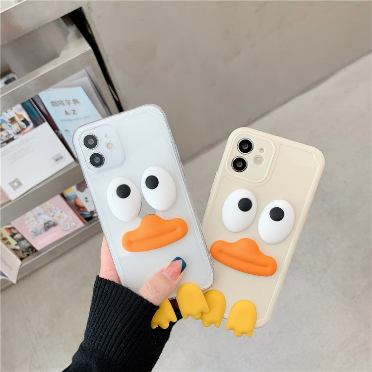 Compatible with  , Three-dimensional Cartoon Duck All-inclusive Phone Case - MyMobile