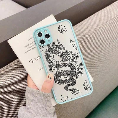 Frosted Mobile Phone Case Line Dragon Online Only