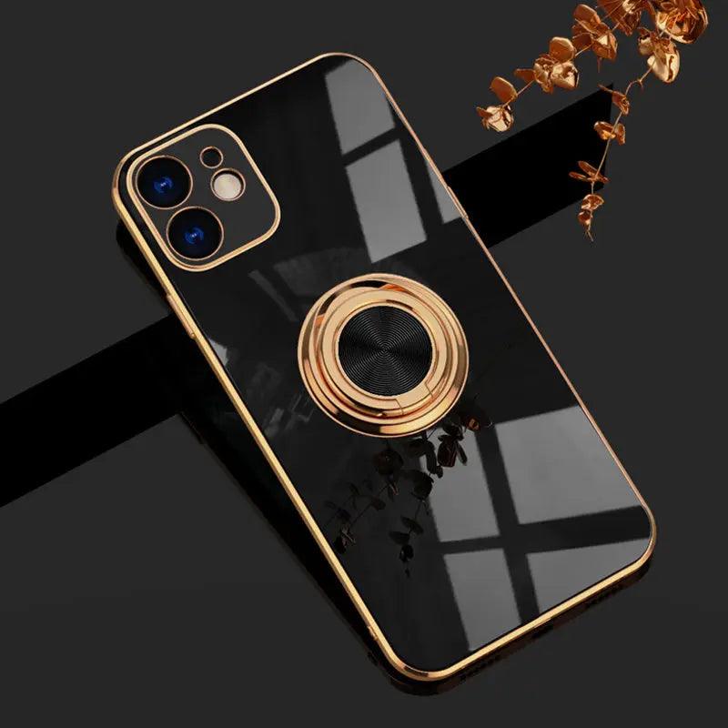 Electroplating Car Magnetic Mobile Phone Case Online Only