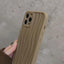 Milk Coffee Color Corrugated Mobile Phone Shell Online Only