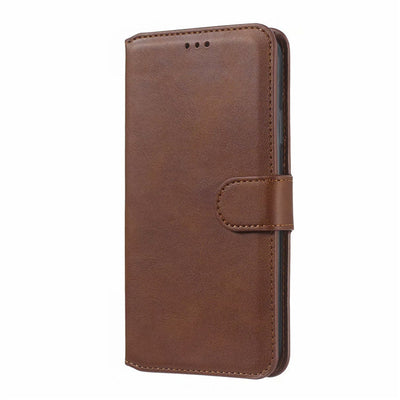 Classic Calf Pattern Solid Color Leather Phone Case For Samsung Galaxy A series