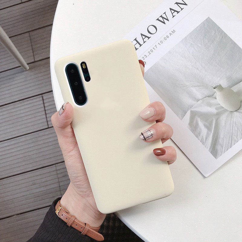 Liquid Silicone Mobile Phone Case Protective Cover Drop For Huawei P30