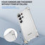 Anti-Shock Space Protective Clear Case Cover for Samsung Galaxy S24 Ultra-Transparent