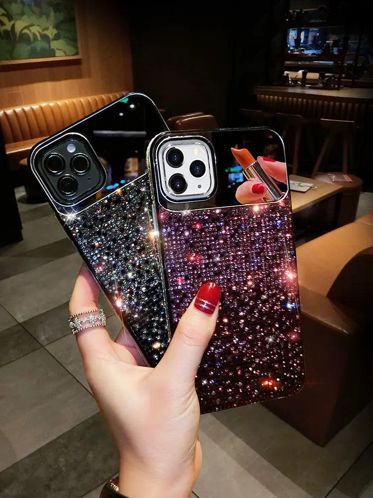 Gradual Rhinestone Mobile Phone Protective Case - MyMobile