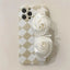 Diamond White Rose Wristband Phone Case - MyMobile