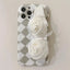 Diamond White Rose Wristband Phone Case - MyMobile