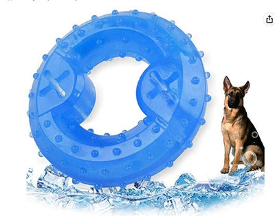 Dog Cooling Toy Puppy Teething Ring Freeze Dogs Chew Toy For Summer Tough Durable Pet Toys - MyMobile