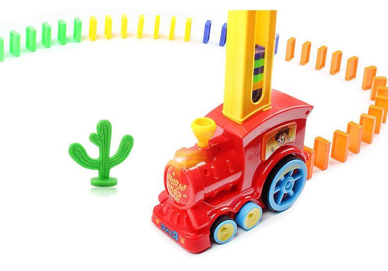 Domino dominoes electric Thomas little train blocks, Puzzle Children Toys - MyMobile