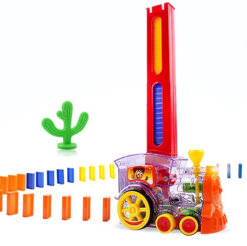 Domino dominoes electric Thomas little train blocks, Puzzle Children Toys - MyMobile