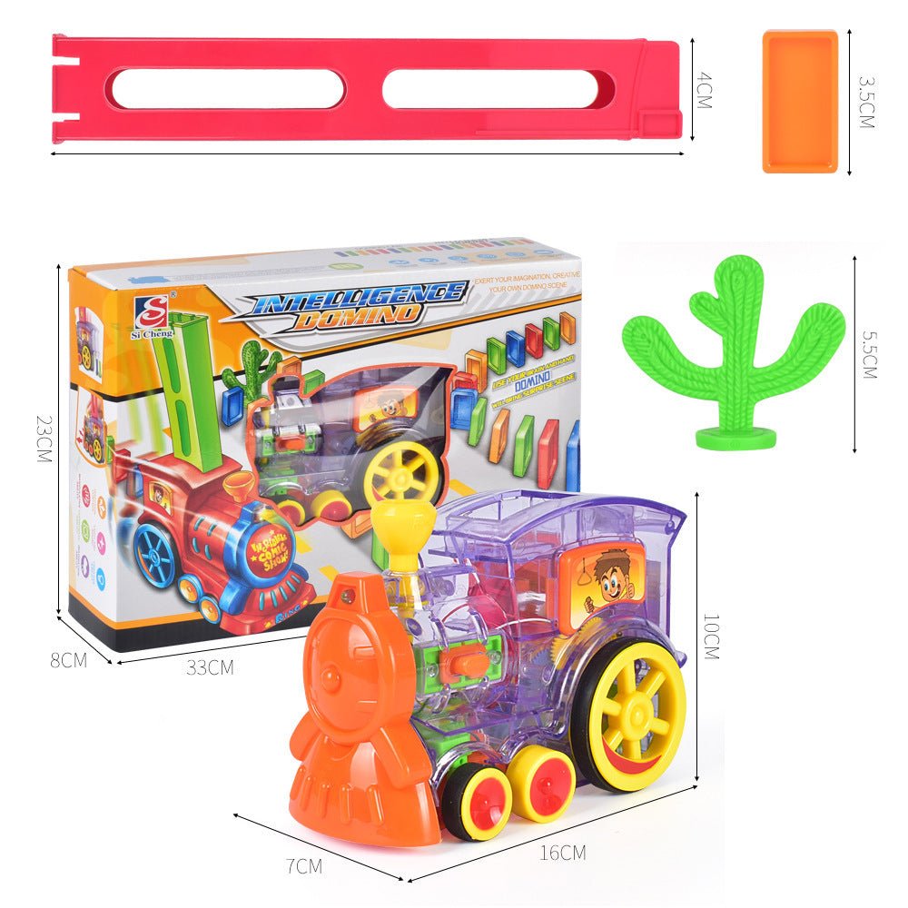 Domino dominoes electric Thomas little train blocks, Puzzle Children Toys - MyMobile