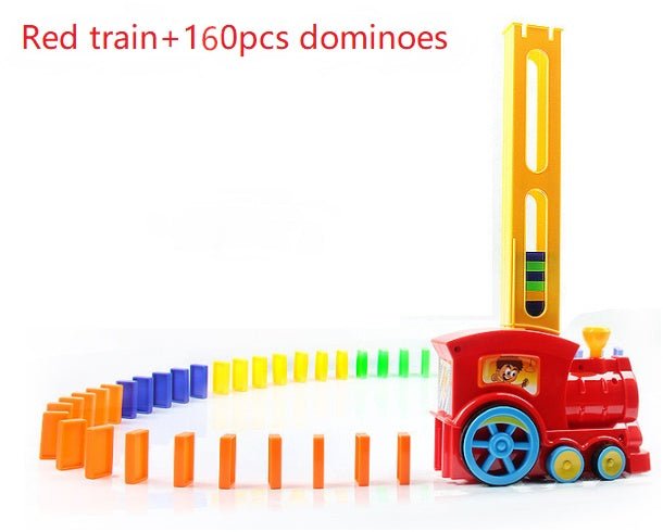 Domino dominoes electric Thomas little train blocks, Puzzle Children Toys - MyMobile