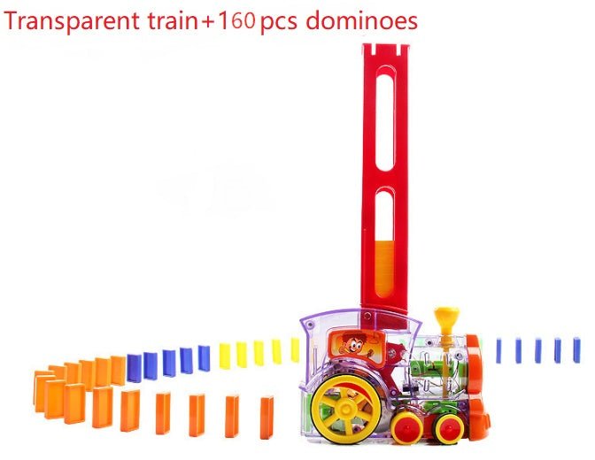 Domino dominoes electric Thomas little train blocks, Puzzle Children Toys - MyMobile